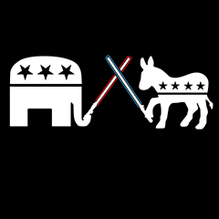 Republican and Democrat Jedi